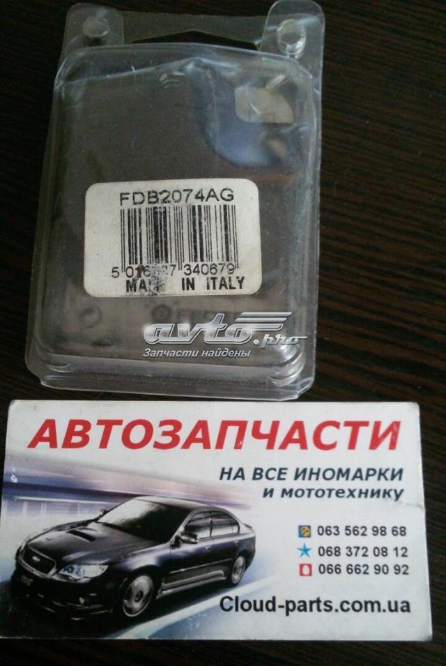 Передні тормозні колодки FDB2074AG Ferodo