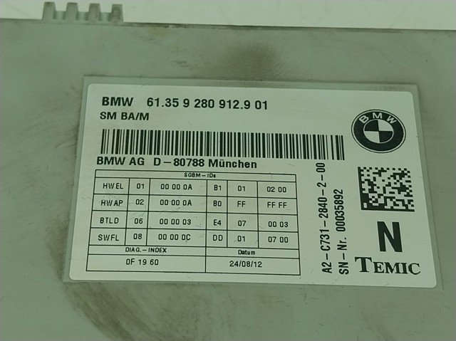 61359280912 BMW 