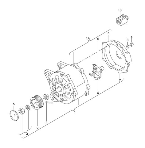 Купити 03L903024B VAG Генератор