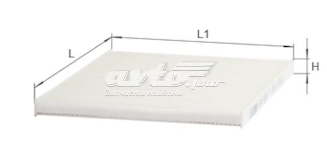 Купити AF5064 Alpha Filter Фільтр салону вугільний