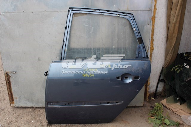Двері задні, ліві Renault Scenic II мінівен (JM0, JM1) (2003 - 2009) ціна, від 31.69 USD