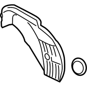 Підкрилок заднього крила, лівий Hyundai/Kia 868211R200 ціна, від 94.33 USD