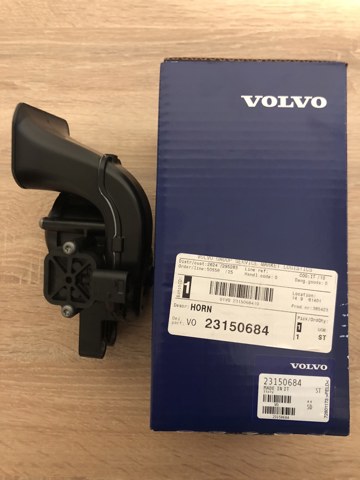 Сигнал звукової, клаксон Volvo 23150684 ціна, від 83.40 USD