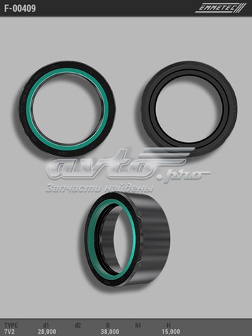 Сальник рульового механізму, ремкомплект Emmetec F00409 ціна, від 6.28 USD