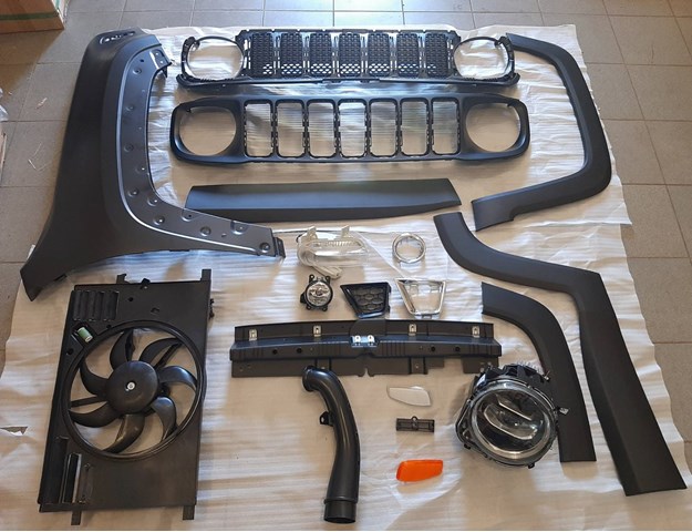 Ободок/окантовка фари протитуманної, лівий Fiat/Alfa/Lancia K6VM61SZ0AA ціна, від 14.26 USD