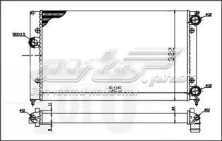 Радіатор основний Depo/Loro/Abakus 0530170010 ціна, від 32.62 USD