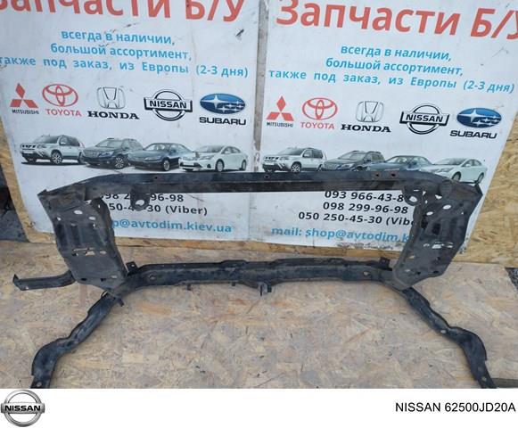 Супорт радіатора в зборі/монтажна панель кріплення фар 62500JD20A Nissan