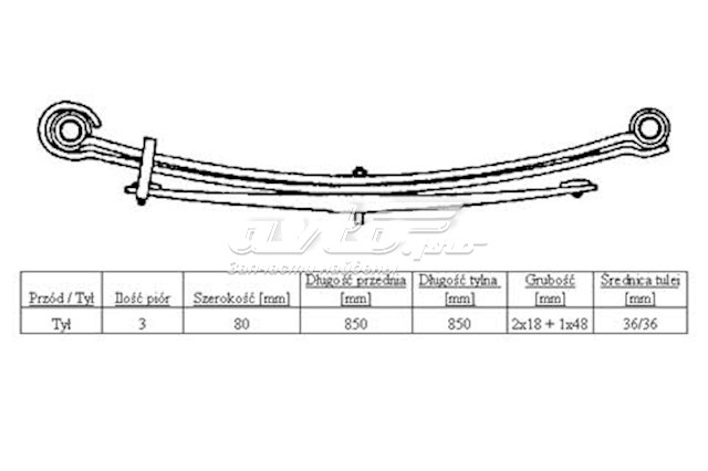 Купити A6753202906 Mercedes Ресори задні (пружини задньої підвіски)