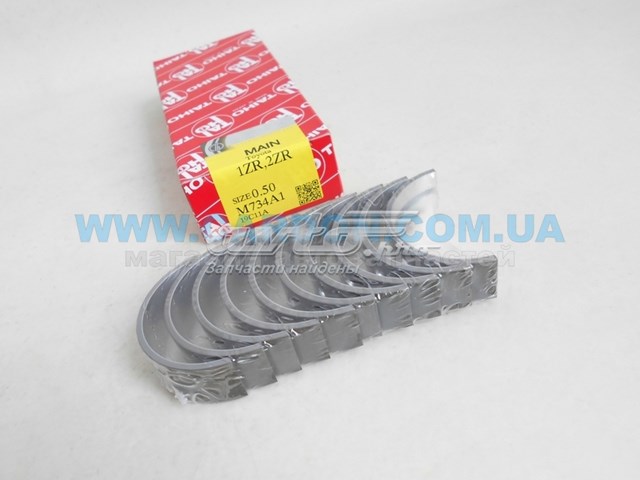 Купити M734A1050 Taiho Вкладиші колінвала, корінні, комплект, 2-й ремонт (+0,50)