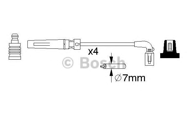 Високовольтні дроти 986356987 Bosch