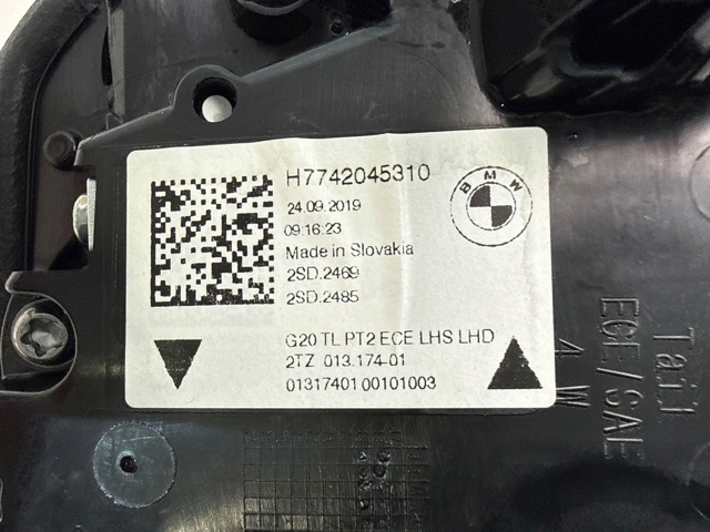 7026351 Autotechteile Ліхтар задній лівий, внутрішній