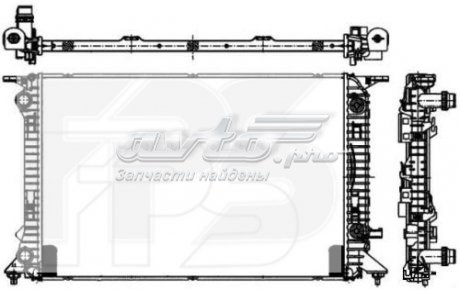 Радіатор основний FPS FP12A873 ціна, від 114.02 USD