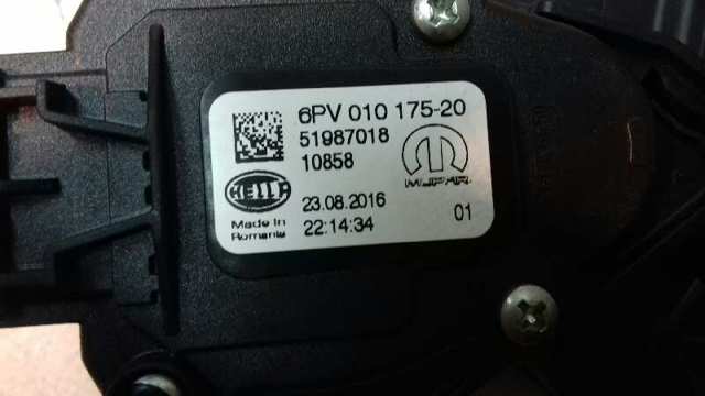 Педаль газу 51987018 Fiat/Alfa/Lancia