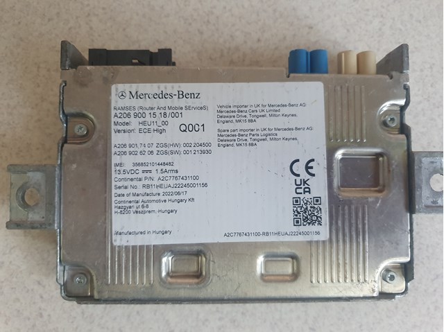  Mercedes A2069001518 ціна, від 108.92 USD