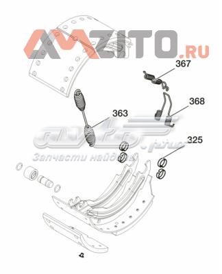 Ремкомплект гальмівних колодок BPW 980106790 ціна, від 44.71 USD