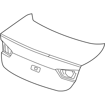 Купити 84075221 General Motors Кришка багажника