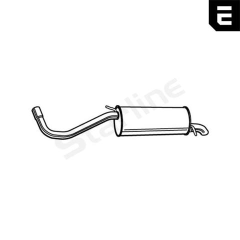 Вихлопна труба Starline 4016402 ціна, від 54.03 USD