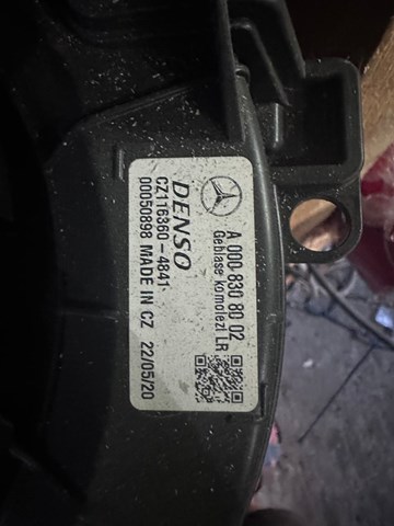 A0008308002 Mercedes Електромотор пічки