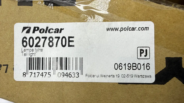 6027870E Polcar Задня ліва фара