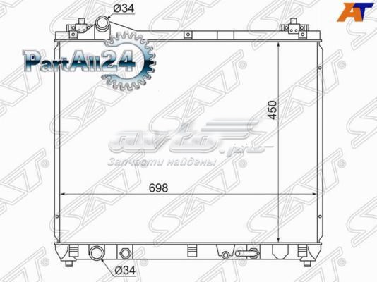 SK0006J20A SAT Радіатор охолодження двигуна