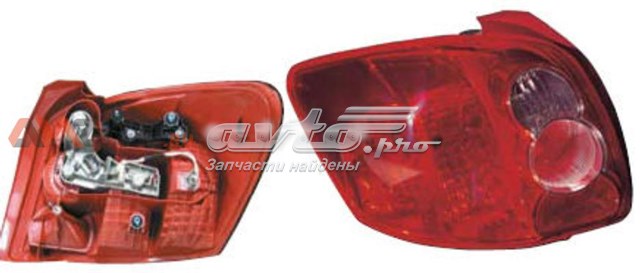 Ліхтар задній лівий Depo/Loro/Abakus 21219Q6LLDUE