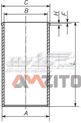 213WT0300 Mahle Original Гільза циліндра