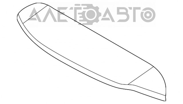 Спойлер задніх дверей Nissan/Infiniti 960305NA0H ціна, від 50.83 USD