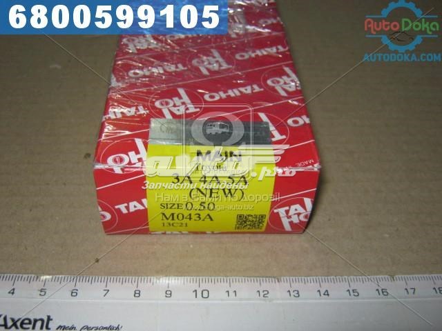 Вкладиші колінвала, корінні, комплект, 2-й ремонт (+0,50) Taiho M043A050 ціна, від 13.21 USD