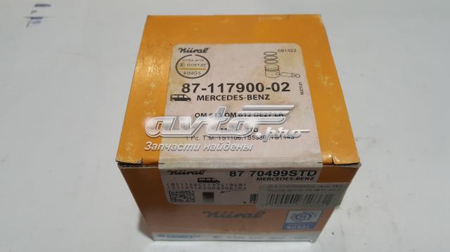 Поршень в комплекті на 1 циліндр, STD Nural 8770499STD