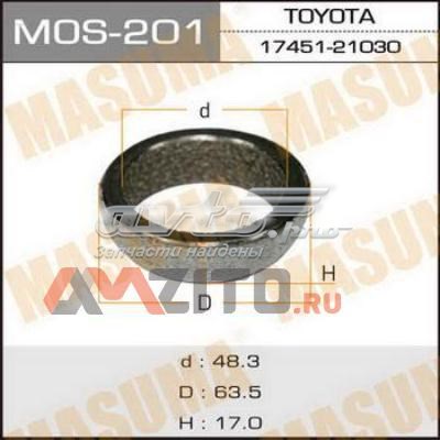 Кільце приймальної труби глушника MOS201 Masuma
