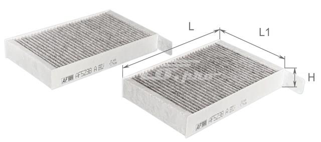 Повітряний фільтр салону Alpha Filter AF5238A