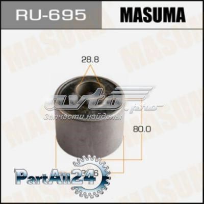 Сайлентблок переднього важеля RU695 Masuma