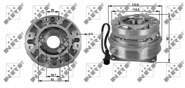 Купити 5801480322 Iveco Муфта вязкостная системи охолодження