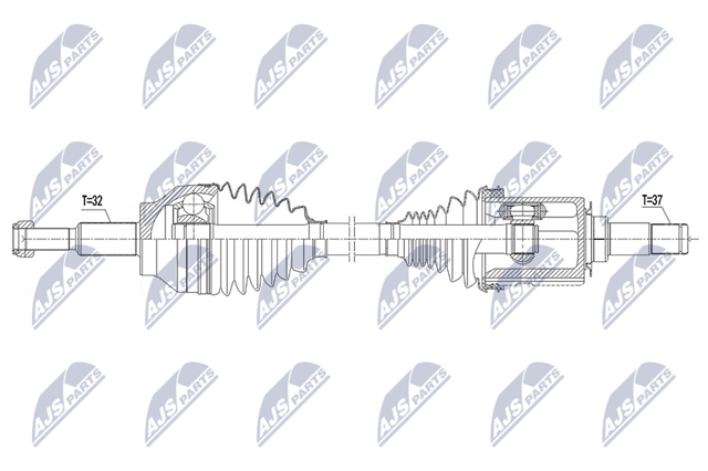 Купити 52124713AA Chrysler Вісь передня в зборі