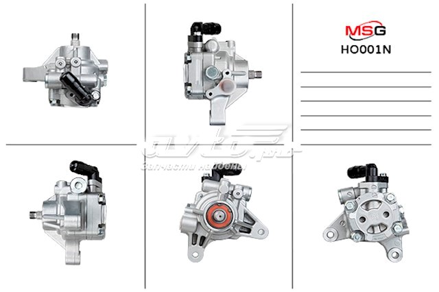 Насос гідропідсилювача керма (ГПК) 56110PNBG02 Honda