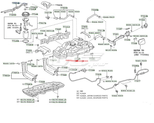  Паливний бак Toyota Hilux 