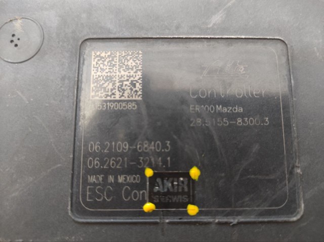 Насос АБС (ABS) головного гальмівного циліндра Mazda BJS7437A0