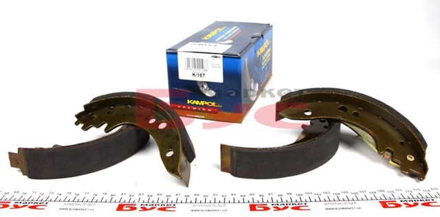 Колодки гальмові задні, барабанні Kampol K167 ціна, від 13.77 USD