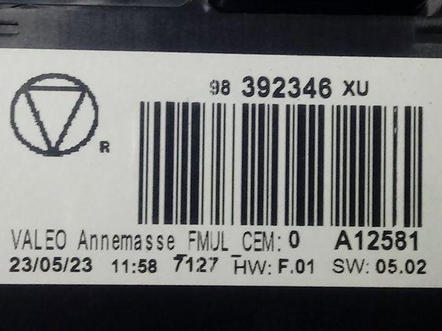  98392346XU Peugeot/Citroen