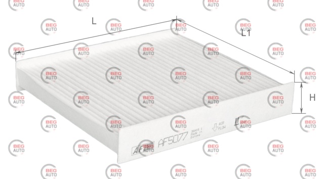 Фільтр повітряний обігрівача Alpha Filter AF5077 ціна, від 2.74 USD
