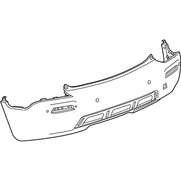 Кожух бампера заднього General Motors 95353988 ціна, від 316.67 USD