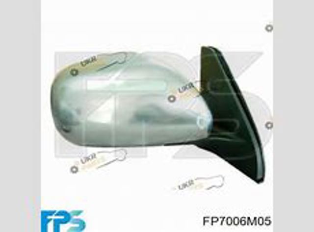 Праве бічне дзеркало FPS 7006M06 ціна, від 62.38 USD