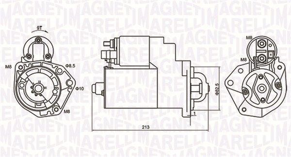 Стартер Magneti Marelli 63720880010 ціна, від 63.35 USD