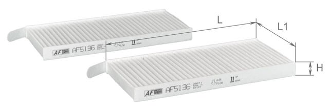 AF5136 Alpha Filter Внутрішньосалонний фільтр