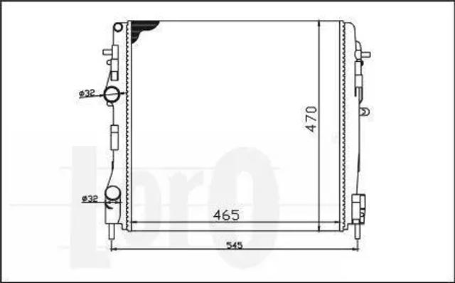 Радіатор основний Depo/Loro/Abakus 0420170028 ціна, від 57.71 USD