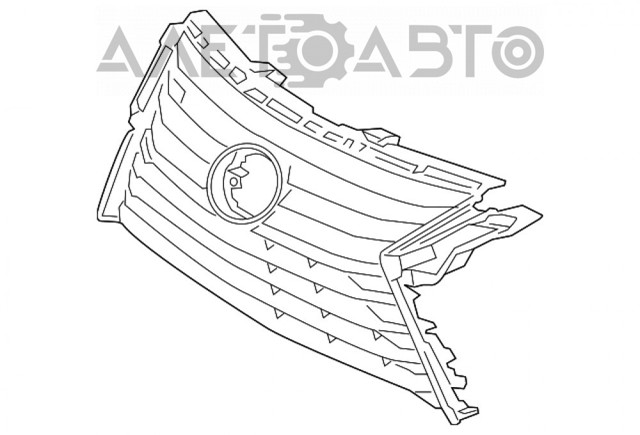 Облицювання радіатора FPS FP8157990P ціна, від 149.72 USD