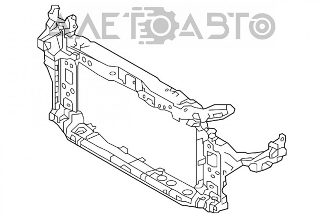 Рамка радіатора 64101D5000 Hyundai/Kia