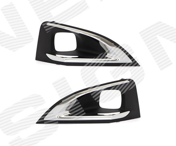 Решітка переднього бампера, права 1686611680 Peugeot/Citroen