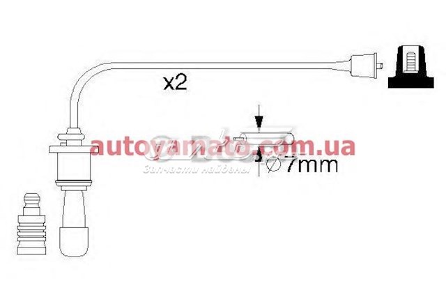 Купити 986356991 Bosch Провід високовольтні, комплект