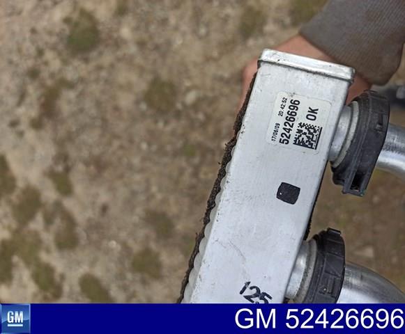 52426696 General Motors Радіатор опалювача салону